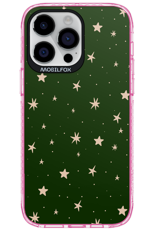 Forest Green Stars - Apple iPhone 14 Pro Max
