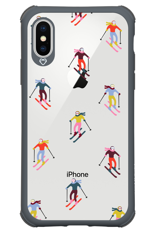 Snow Motion (Transparent) - Apple iPhone X