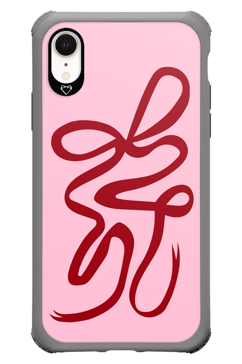 Burgundy Bow - Apple iPhone XR