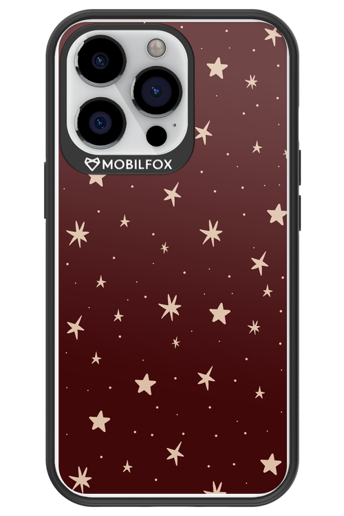 Burgundy Stars - Apple iPhone 13 Pro