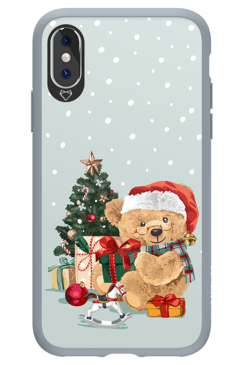 Merry Christmas Bear - Apple iPhone X