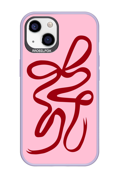 Burgundy Bow - Apple iPhone 13