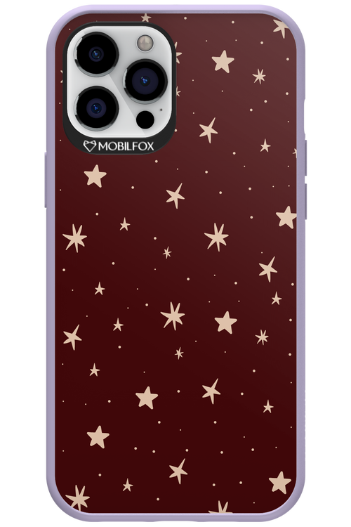 Burgundy Stars - Apple iPhone 12 Pro Max