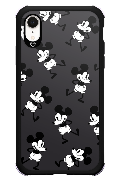 Iconic Mouse (antracite pattern) - Apple iPhone XR