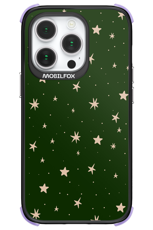 Forest Green Stars - Apple iPhone 14 Pro