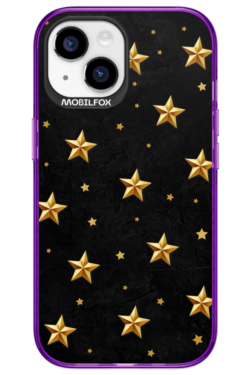 Golden Stars - Apple iPhone 15