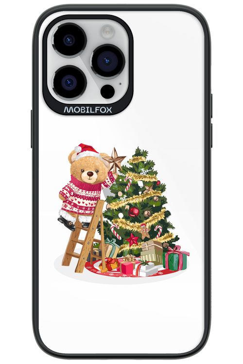 Christmas Bear (Transparent) - Apple iPhone 14 Pro Max