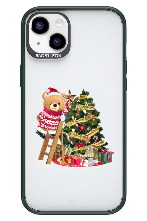 Christmas Bear (Transparent) - Apple iPhone 14 Plus