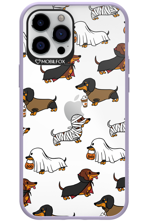 Scary Dachshund (Transparent) - Apple iPhone 12 Pro Max