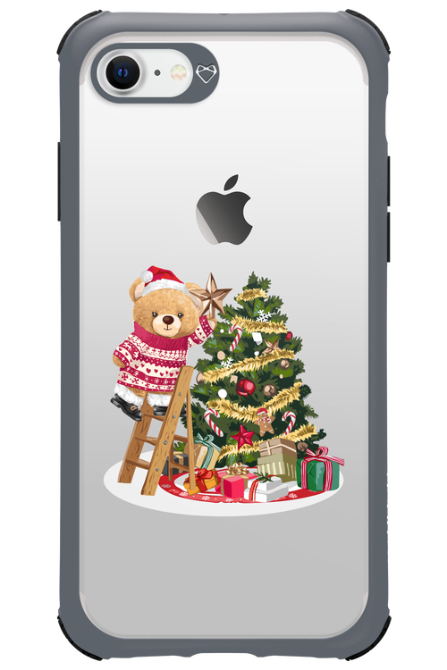 Christmas Bear (Transparent) - Apple iPhone 7