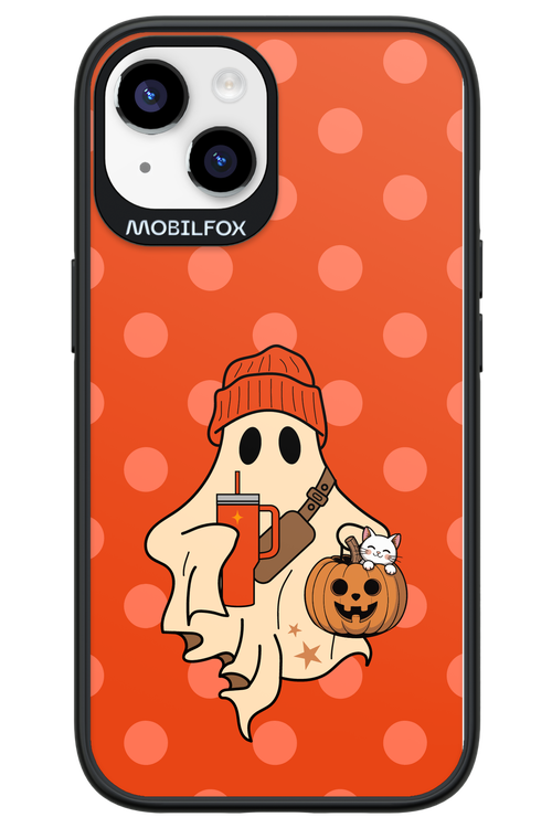 Ghost Girl (Orange) - Apple iPhone 14
