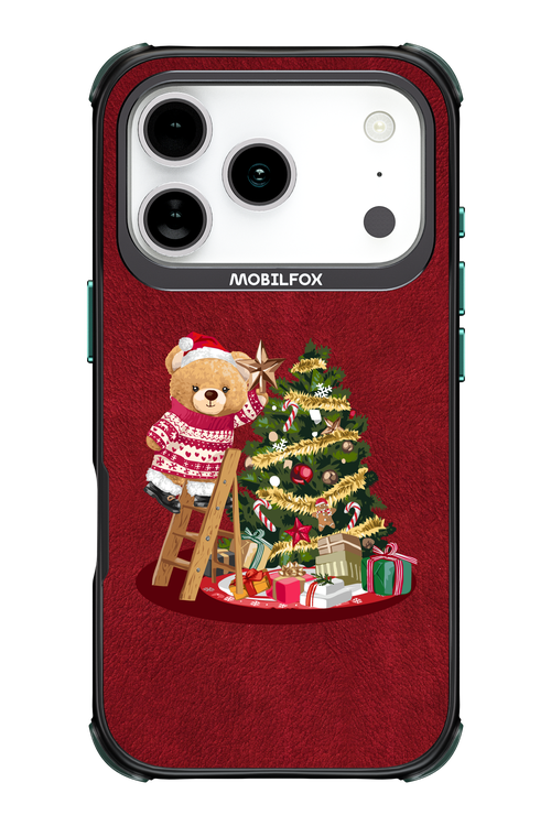 Christmas Bear (Burgundy) - Apple iPhone 17 Pro