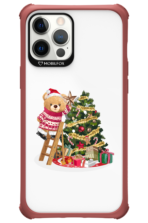 Christmas Bear (Transparent) - Apple iPhone 12 Pro Max