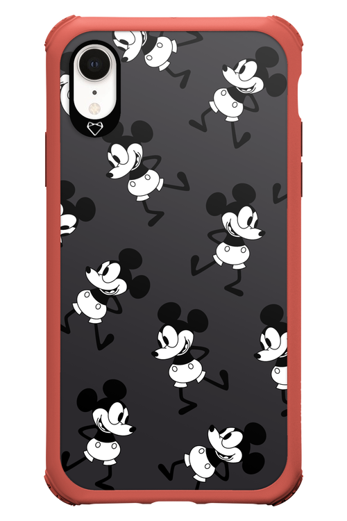 Iconic Mouse (antracite pattern) - Apple iPhone XR