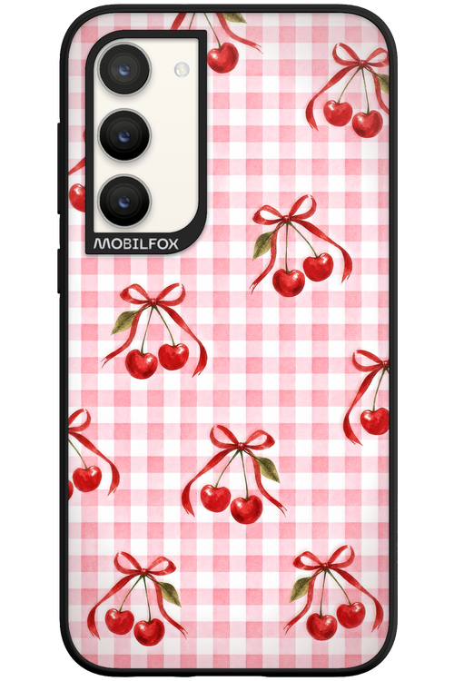 Pink Cherry Checked 2.0 - Samsung Galaxy S23 Plus