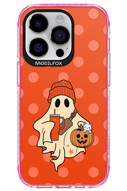 Ghost Girl (Orange) - Apple iPhone 14 Pro