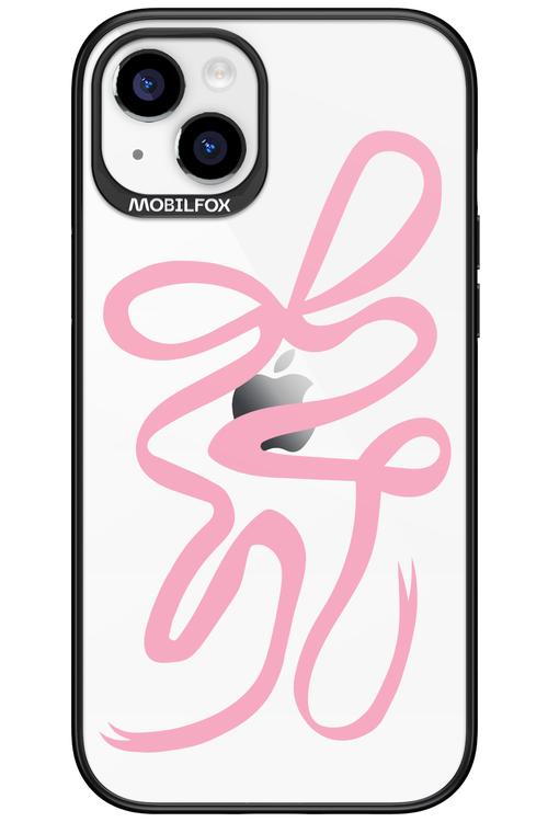 Pink Bow - Apple iPhone 15 Plus