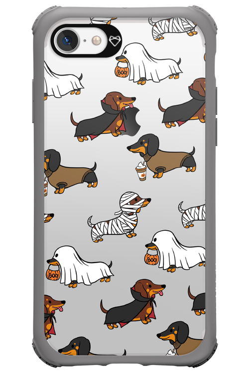 Scary Dachshund (Transparent) - Apple iPhone 7