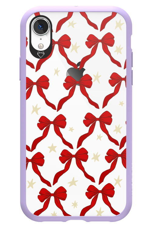 Bow & Stars (Transparent) - Apple iPhone XR