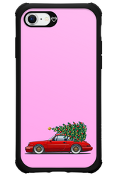 XMAS Car Pink - Apple iPhone 8