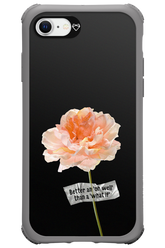 Flower Black - Apple iPhone SE 2020