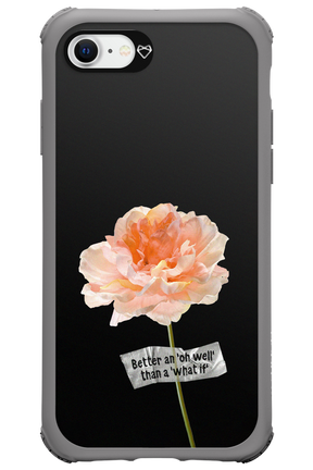 Flower Black - Apple iPhone SE 2020