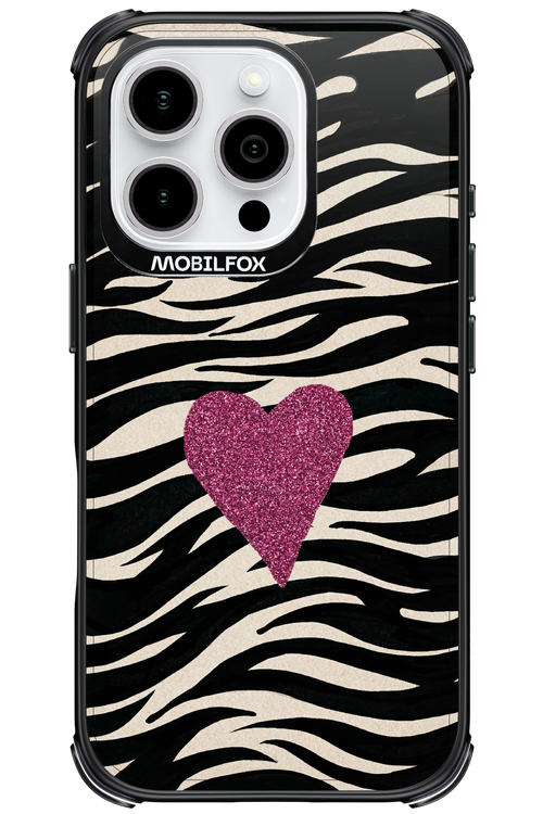 Zebra Heart 2.0 - Apple iPhone 16 Pro