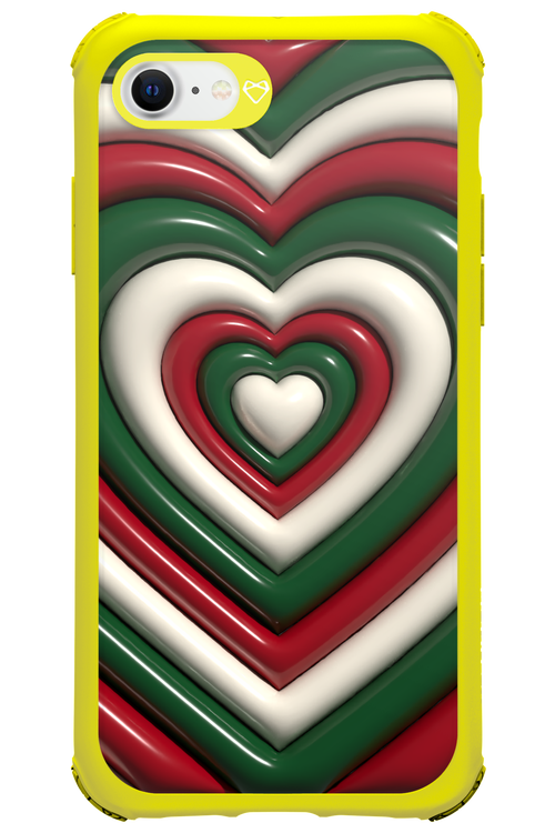 XMAS Hearts - Apple iPhone SE 2020