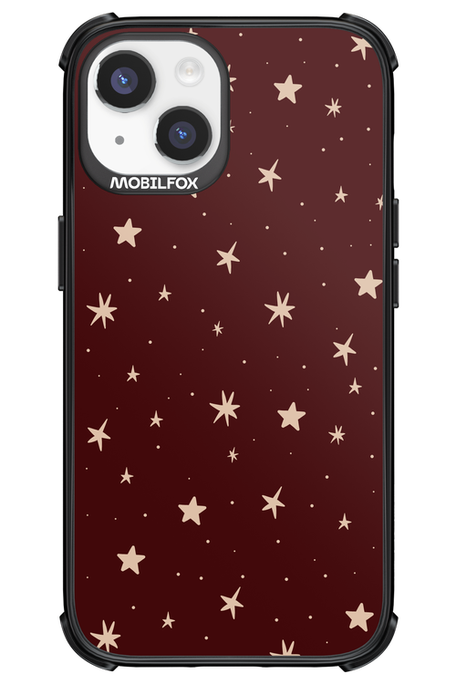 Burgundy Stars - Apple iPhone 14