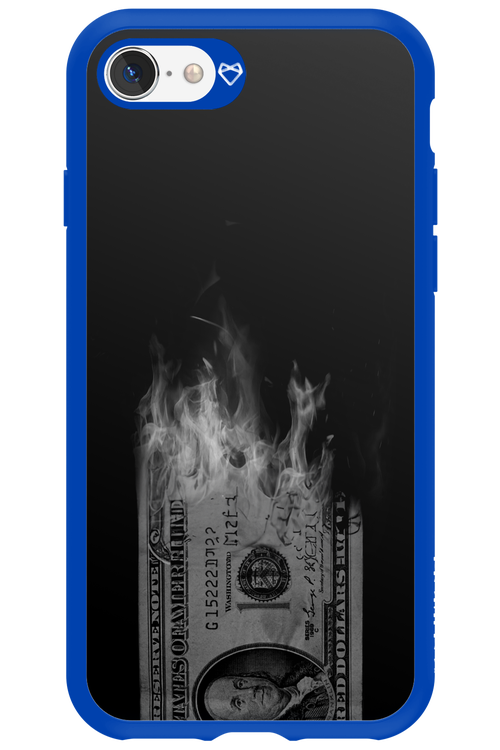 Money Burn B&W - Apple iPhone SE 2020
