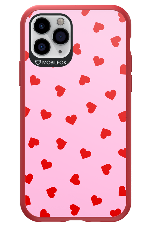 Sprinkle Heart Pink - Apple iPhone 11 Pro