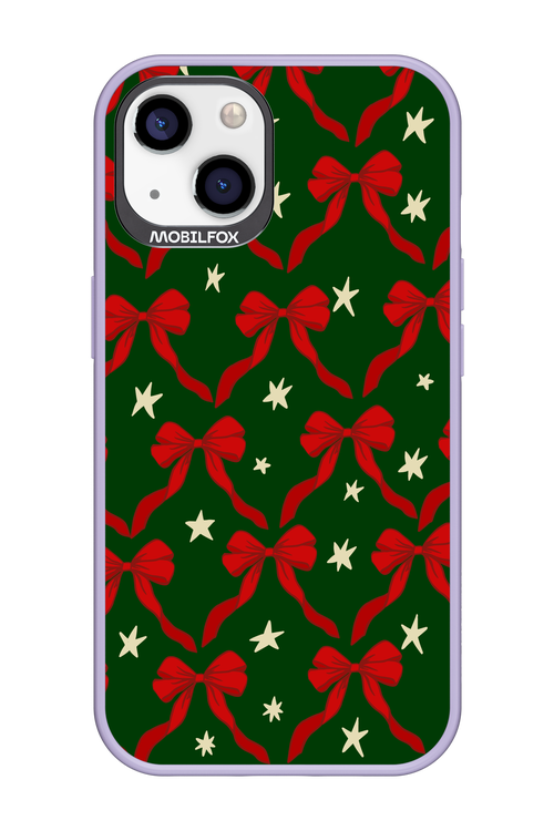 Bow & Stars (Green) - Apple iPhone 13