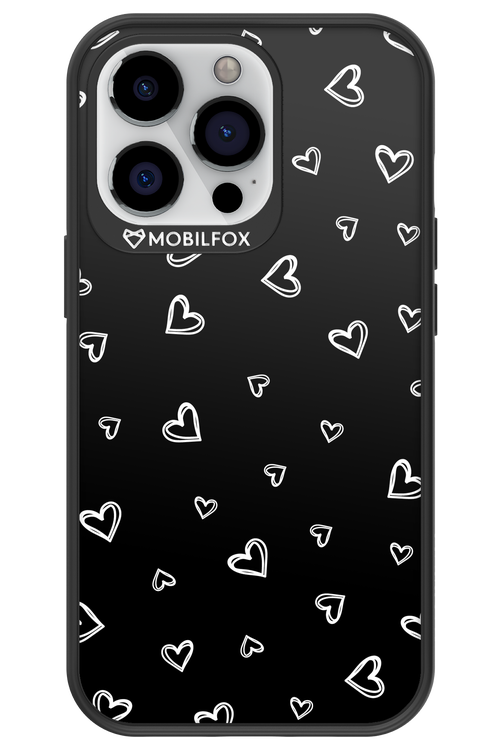 Monochrome Hearts 2.0 - Apple iPhone 13 Pro
