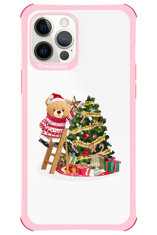 Christmas Bear (Transparent) - Apple iPhone 12 Pro Max