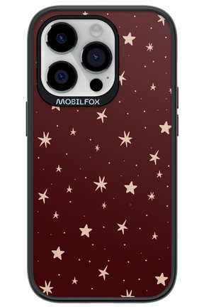 Burgundy Stars - Apple iPhone 14 Pro