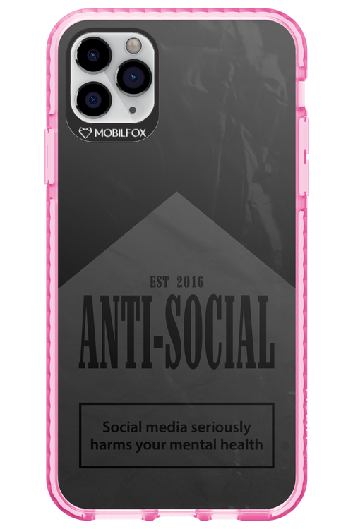 ANTI-SOCIAL (BLVCK) 2.0 - Apple iPhone 11 Pro Max