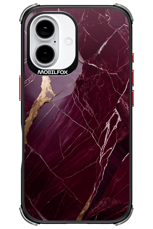 Burgundy Marble 2.0 - Apple iPhone 16