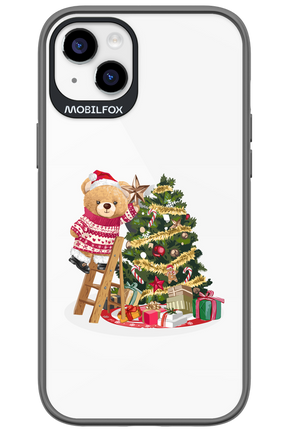 Christmas Bear (Transparent) - Apple iPhone 14 Plus