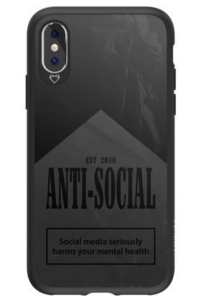 ANTI-SOCIAL (BLVCK) 2.0 - Apple iPhone X