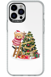 Christmas Bear (Transparent) - Apple iPhone 12 Pro Max