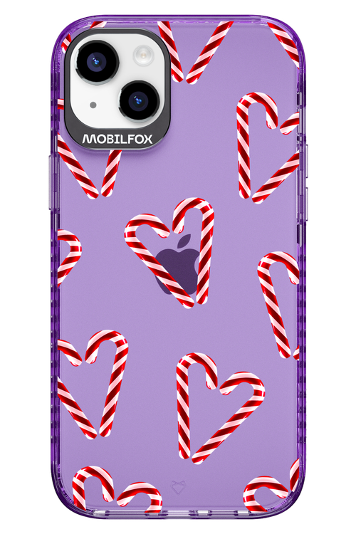 Candy Cane Hearts - Apple iPhone 14 Plus