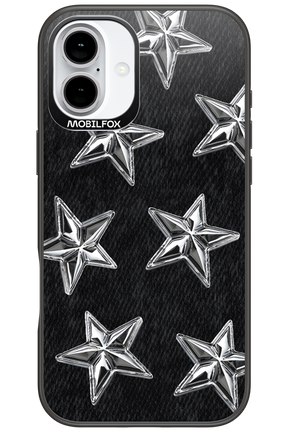 Chrome Stars - Apple iPhone 16 Plus