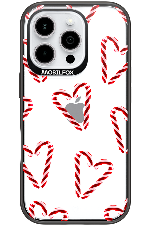 Candy Cane Hearts - Apple iPhone 16 Pro