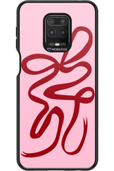 Burgundy Bow - Xiaomi Redmi Note 9 Pro