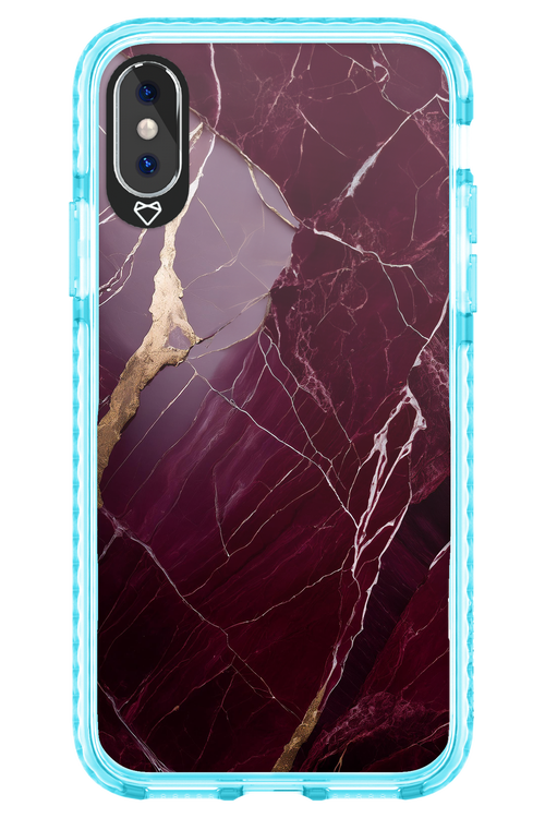 Burgundy Marble 2.0 - Apple iPhone X