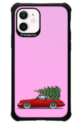 XMAS Car Pink - Apple iPhone 12