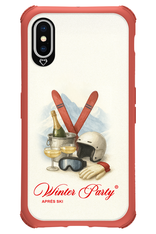 Winter Ski Party - Apple iPhone X