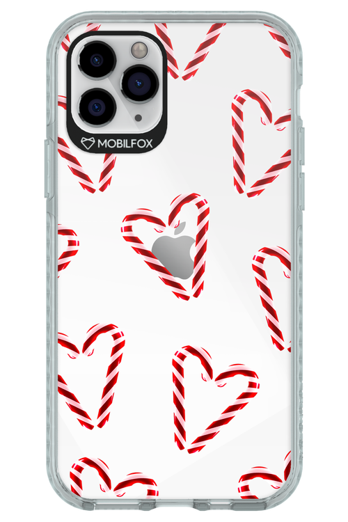 Candy Cane Hearts - Apple iPhone 11 Pro