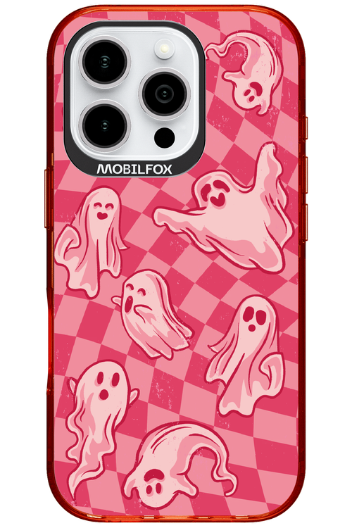 Strawberry Ghosts - Apple iPhone 16 Pro