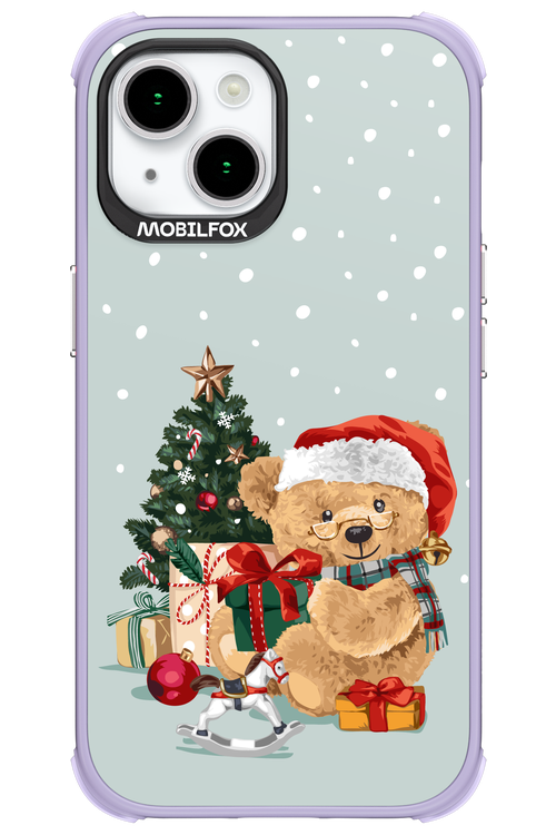 Merry Christmas Bear - Apple iPhone 15